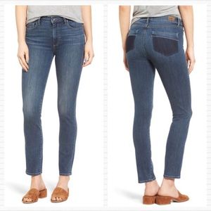 Paige River Izzy Cropped Ankle Jeans High Rise 26